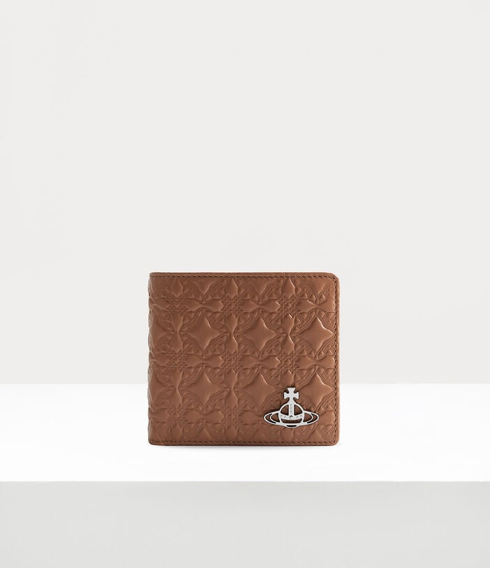 Vivienne Westwood EMBOSSED MAN WALLET WITH COIN POCKET